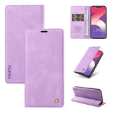 Ttianfa Compatible for Samsung Galaxy Note 10 Lite Wallet Case with Card Holder, PU Folio Leather Magnetic Phone Case Shockproof Kickstand Cover for Women Men-Purple